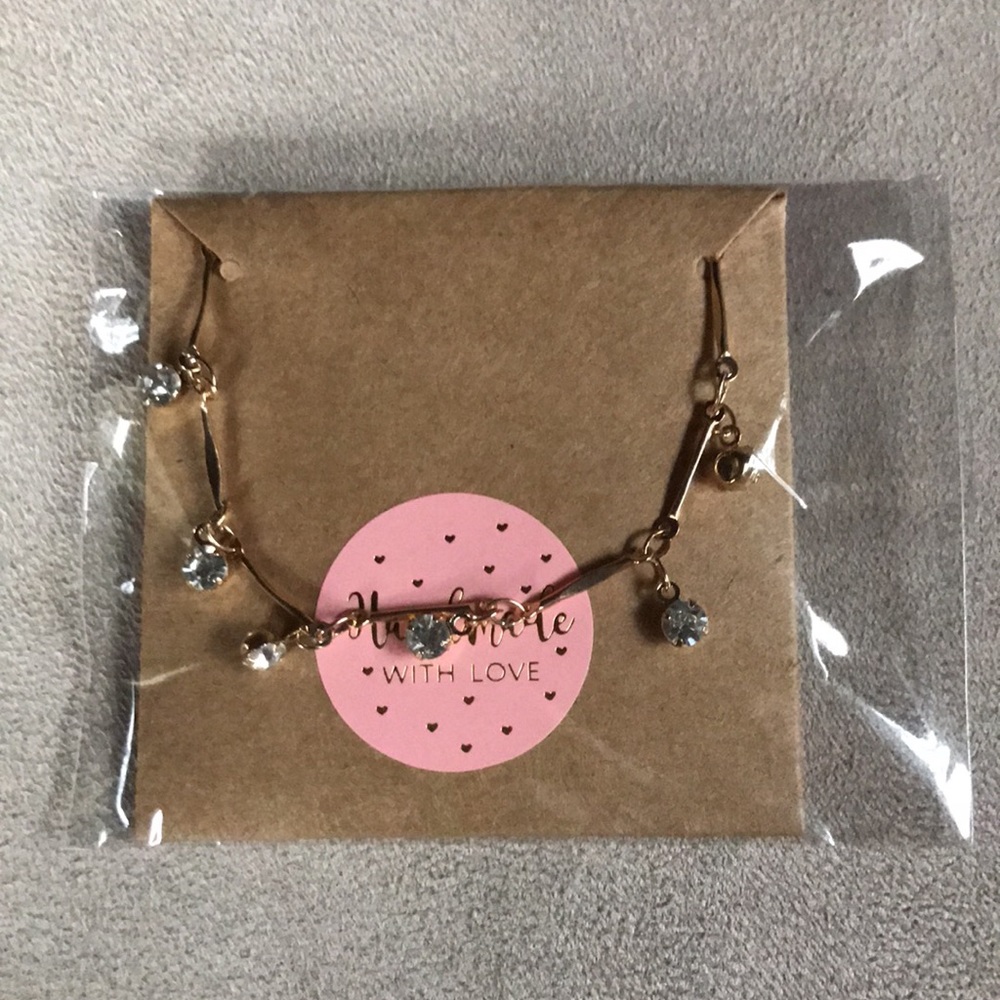 new. gold filled charm ankle bracelet - Picture 5 of 6